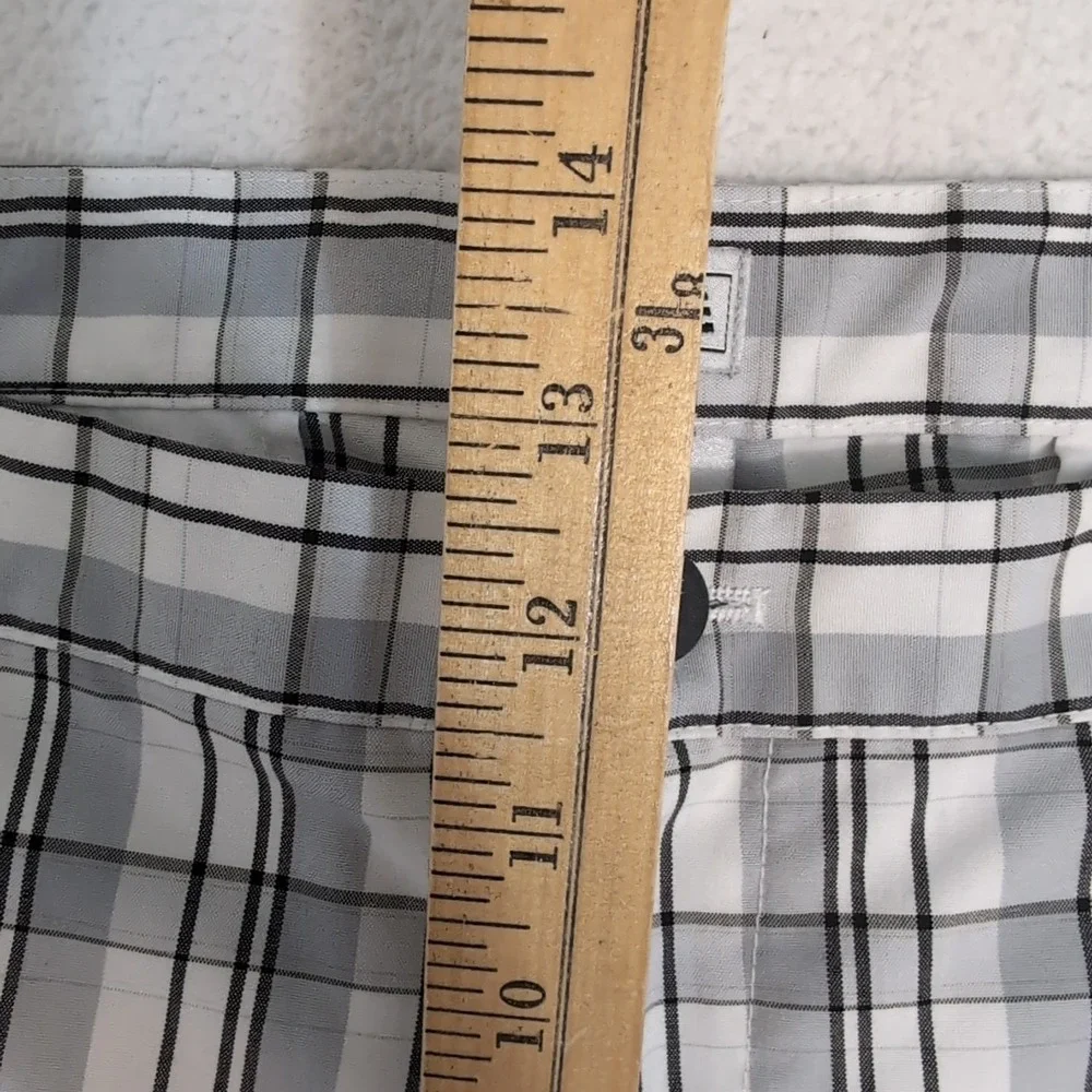 Adidas Golf Shorts Mens 38 Black White Chino 11